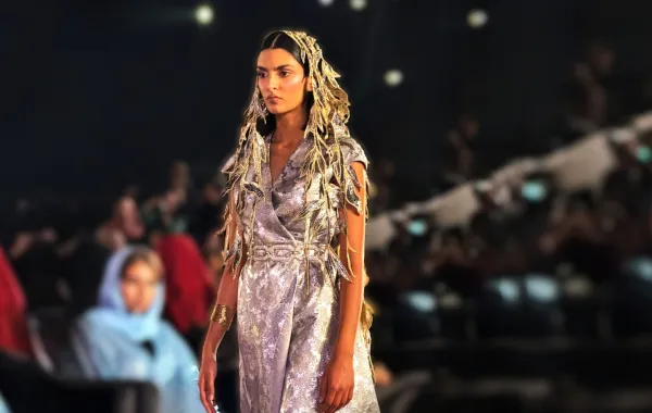 عرض سارة شرايبي  في أسبوع الموضة في مسقط، 