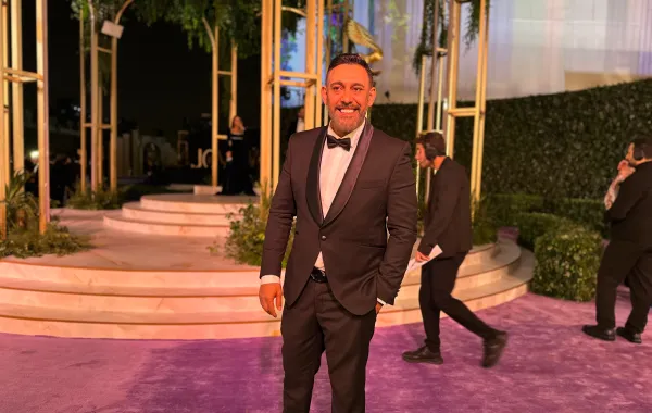 عمرو مصطفى في Joy Awards 2026- الصورة خاص سيدتي تصوير: عبير بو حمدان