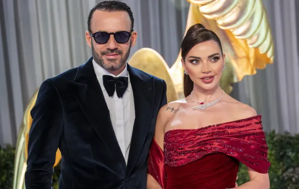 داليدا خليل وزوجها من حفل Joy Awards 2026 - الصورة من هيئة الترفيه