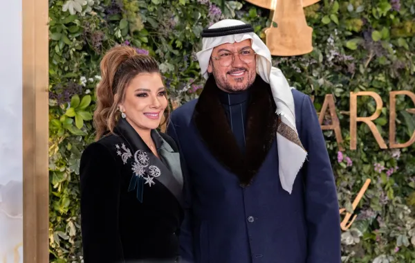 الفنانة أصالة وزوجها الشاعر العراقي فائق حسن - الصورة من هيئة الترفيه