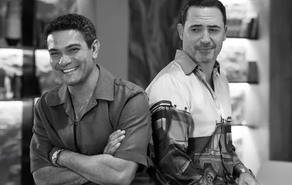 آسر ياسين وظافر عابدين- الصورة من صفحة الفنان آسر ياسين على إنستغرام