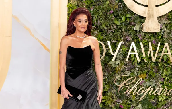 غادة عبد الرازق من حفل توزيع جوائز صناع الترفيه joy awards 2026- الصورة من هيئة الترفيه