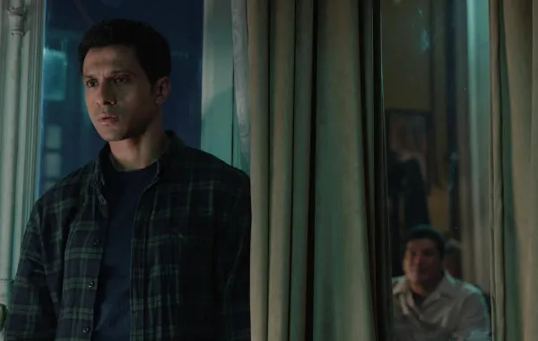 عصام عمر وباسم سمرة من كواليس عين سحرية- الصورة من صفحة الأخير على فيس بوك