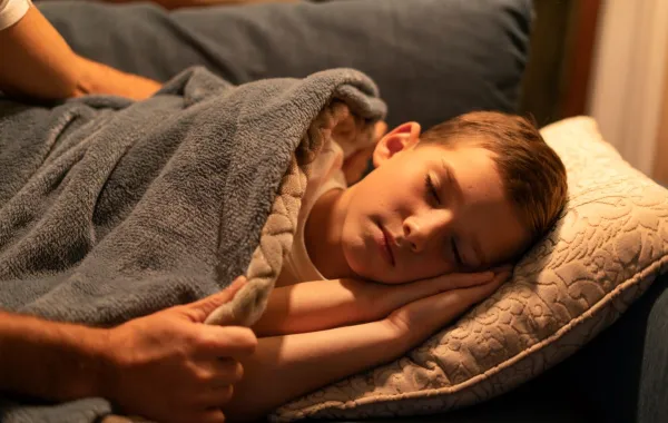 صورة لطفل نائم