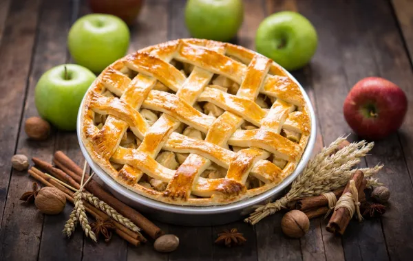 فطيرة التفاح