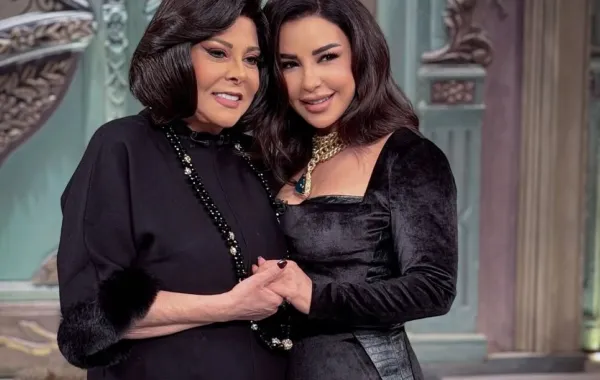 ماغي بو غصن مع إسعاد يونس من حلقتها في برنامج "صاحبة السعادة" - الصورة من حساب ماغي على إنستغرام