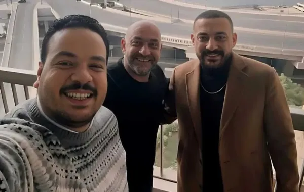 مصطفى غريب ودياب والمخرج إسلام خيري- الصورة من حساب المخرج إسلام خيري بإنستغرام