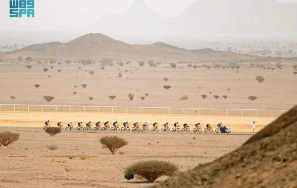 النسخة السادسة من طواف العلا. الصورة من وكالة الأنباء السعودية "واس"