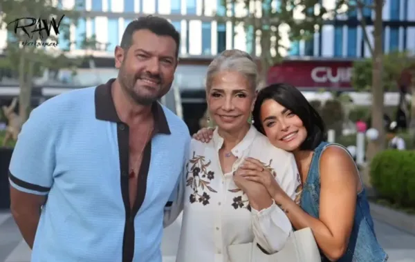 عمرو يوسف وأسماء جلال وسوسن بدر من كواليس "السلم والثعبان.. لعب عيال " - الصورة من صفحة الشركة المنتجة على فيسبوك