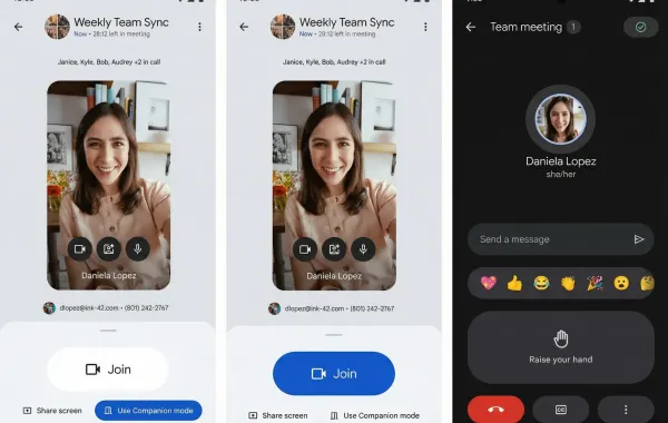 ميزة جديدة في Google Meet لتسجيل الدخول التلقائي للاجتماعات - الصورة من الموقع الرسمي لمدونة جوجل