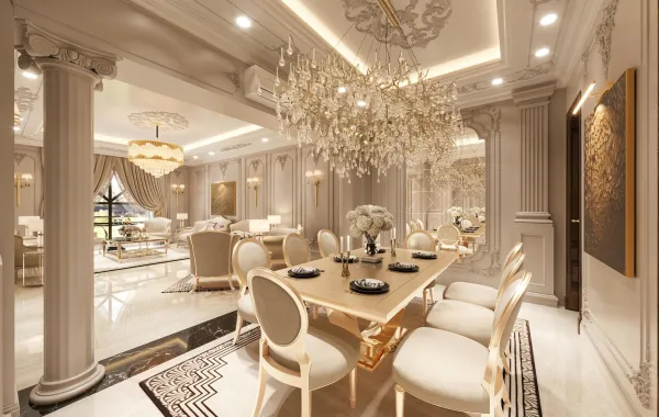 منطقة معيشة فاخرة