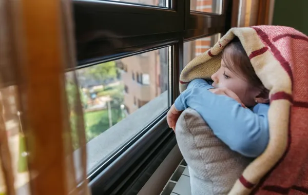 صورة طفلة مصابة بالرهاب