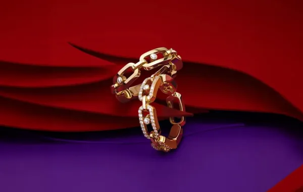 خواتم من ميسيكا Messika- الصورة من إنستغرام العلامة بعدسة Leslie Zhang JiaCheng