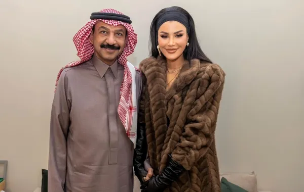 عبادي الجوهر وأميمة طالب- الصورة من حساب روتانا لايف على الإنستغرام