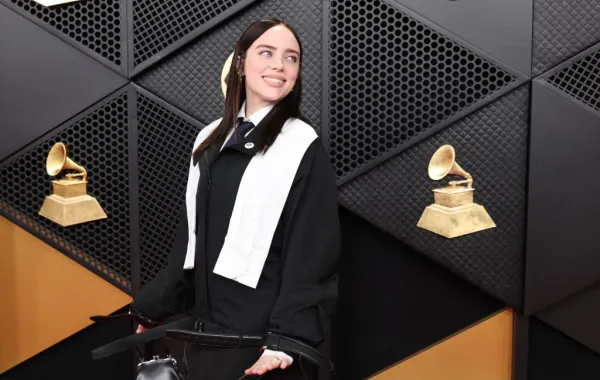 بيلي أيليش Billie Eilish  في حفل جوائز غرامي 2026- (مصدر الصورة Amy Sussman /Getty Images via AFP)