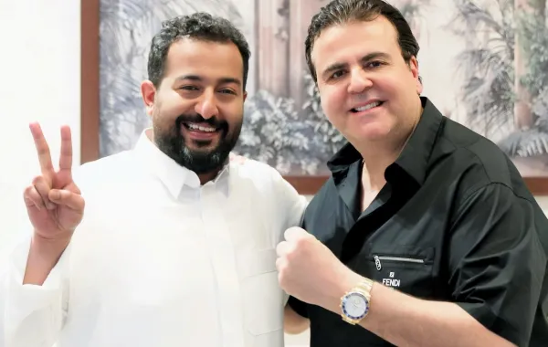 جمال سنان وإبراهيم الحجاج - الصورة من حساب جمال على الانستغرام