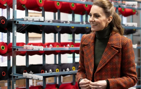 كاثرين، أميرة ويلز، في كاسلموريس، جنوب غرب ويلز (Catherine, Princess of Wales in Castlemorris, south-west Wales). مصدر الصورة: Maxine Howells / POOL / AFP