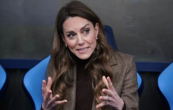 أميرة ويلز، خلال زيارتها لنادي ويكفيلد ترينيتي - مصدر الصورة Ian Hodgson / POOL / AFP