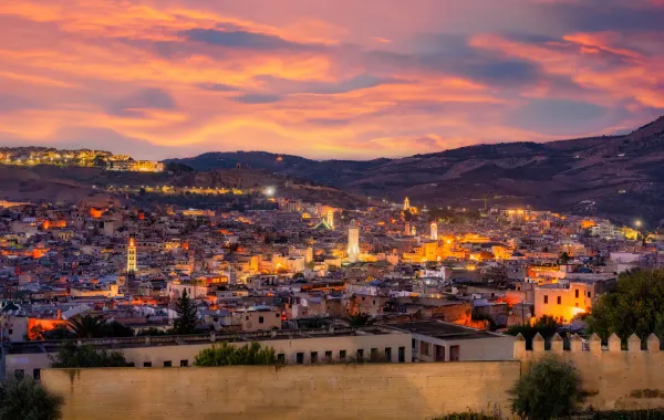 منظر الغروب في مدينة فاس (chain45154 /Getty Images)