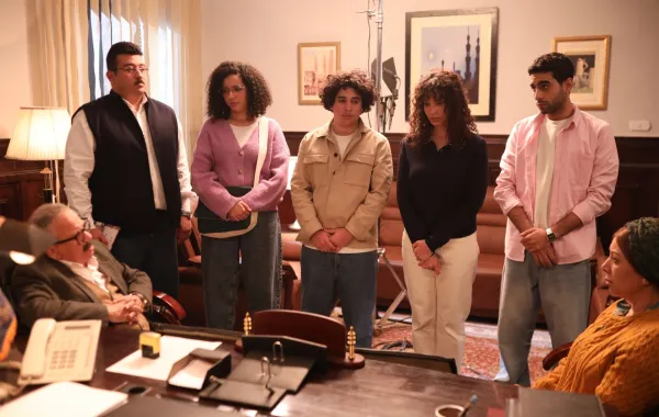 كواليس مسلسل بيت بابا - الصورة من صحفة سليم الترك على فيس بوك