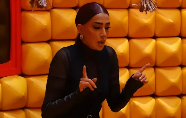 غادة عبد الرازق من برنامج رامز ليفل الوحش- الصورة من شاشة عرض البرنامج