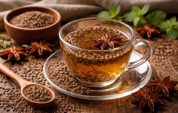 فوائد الكراوية مع اليانسون عديدة منها للجهاز الهضمي والاسترخاء وتحسين جودة النوم 