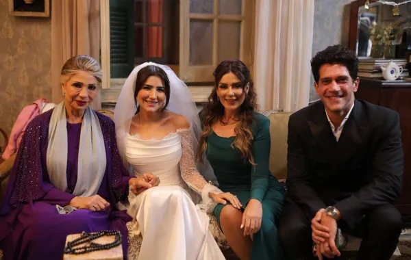 أبطال مسلسل "الست موناليزا" - الصورة من صفحة إنجي المقدم على فيس بوك