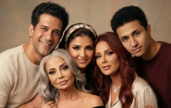 صورة من كواليس مسلسل الست موناليزا - الصورة من الشركة المنتجة