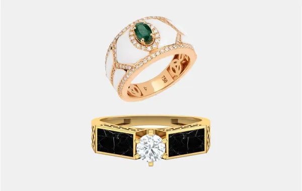 خواتم بنقشات إسلامية لرمضان 2026