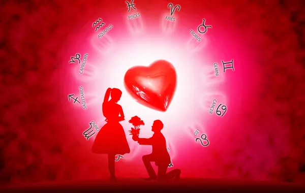 ثنائيات الأبراج في الحب والرومانسية