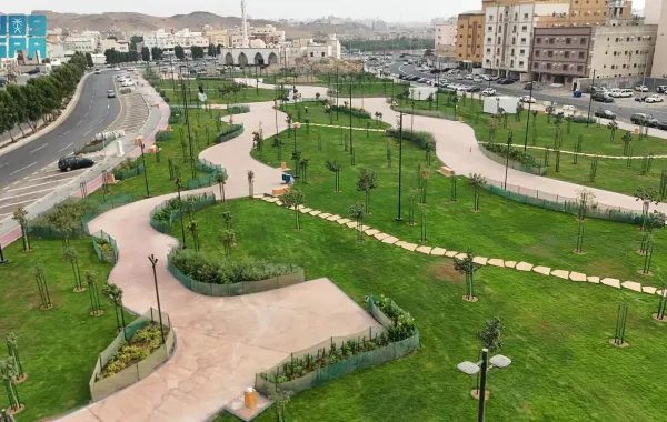 حديقة الأجواد. الصورة من وكالة الأنباء السعودية "واس"