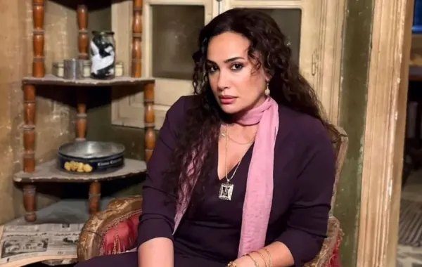 هند صبري من كواليس مسلسل مناعة- الصورة من حسابها على إنستغرام