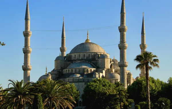 لقطة خارجية لمسجد السلطان أحمد