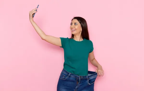 صورة بعد تخفيض الوزن 