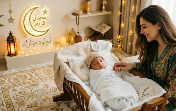 صورة مولود في رمضان