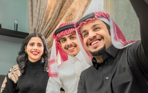 فيصل العيسى ومحمد الحربي وطرفة الشريف- الصورة من حساب محمد على الانستغرام