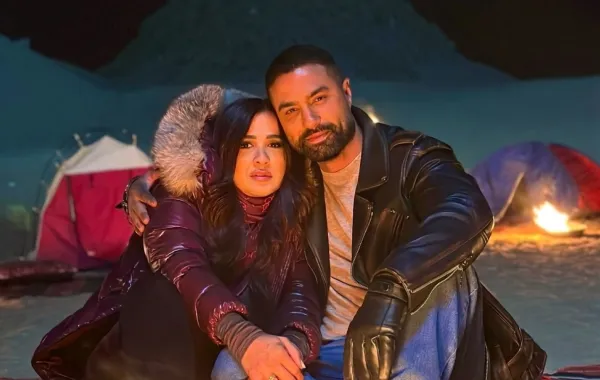 كريم فهمي وياسمين عبد العزيز من مسلسل وتقابل حبيب - الصورة من الشركة المنتجة