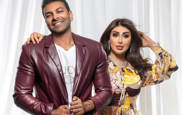 محمد الحداد وهنادي الكندري- الصورة من حسابه على الانستغرام