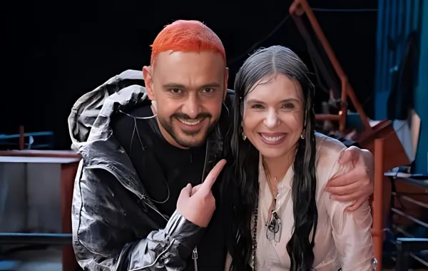 رامز جلال ودينا - الصورة من صفحة رامز جلال على فيس بوك