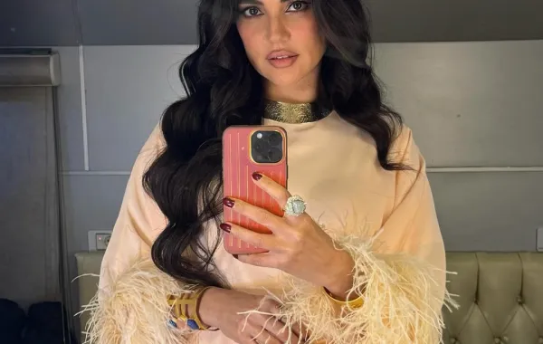 مكياج عيد الفطر- الصورة من حساب درة على انستغرام