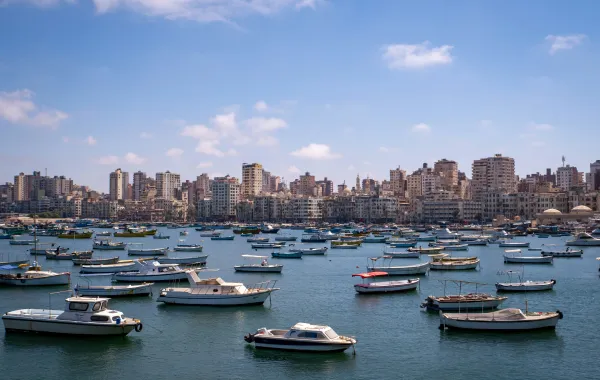 لقطة لمدينة الإسكندرية