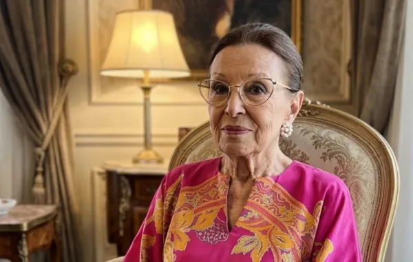 نجاة الصغيرة في أحد ث ظهور لها - الصورة من حساب حسام داغر على الفيس بوك