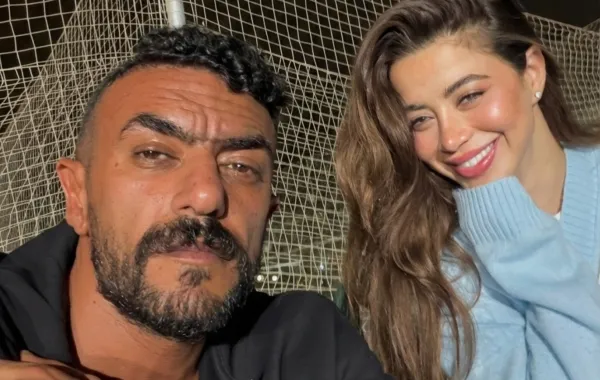 أحمد العوضي ويارا السكري من كواليس مسلسل علي كلاي - الصورة من حساب يارا السكري على الفيس بوك