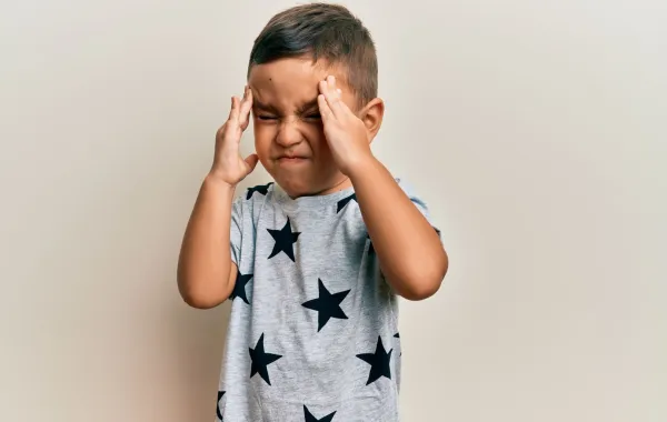 صورة لطفل لديه أعراض الأنيميا