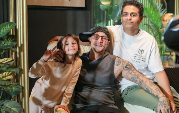 كواليس فيلم سفاح التجمع- الصورة من حساب محمد صلاح العزب على فيس بوك