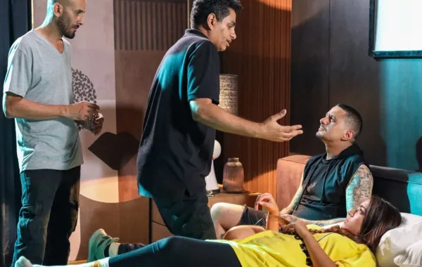 كواليس فيلم سفاح التجمع- الصورة من حساب محمد صلاح العزب على فيس بوك 