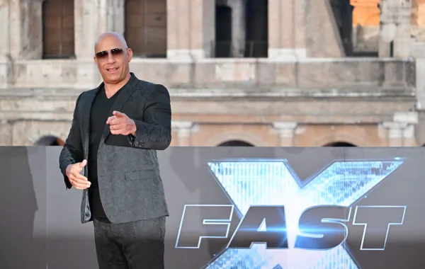 نجم هوليوود فان ديزل Vin Diesel - مصدر الصورة Alberto PIZZOLI / AFP