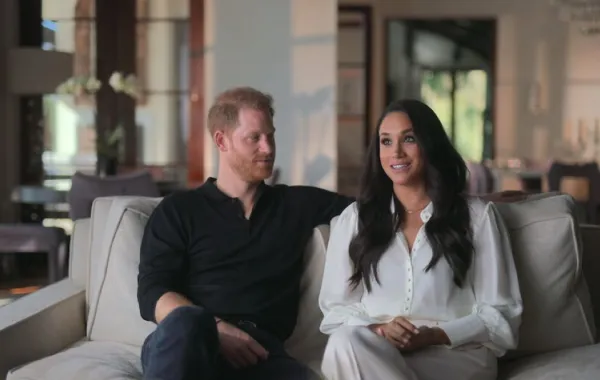المسلسل الوثائقي Harry & Meghan -الصورة من الشركة المنتجة