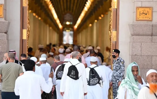 ضيوف الرحمن في المسجد الحرام