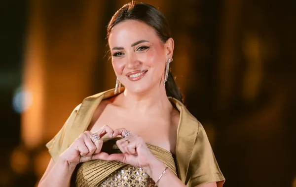 ريهام عبد الغفور من حفل الافتتاح - الصورة من المركز الإعلامي لمهرجان الأقصر للسينما الإفريقية